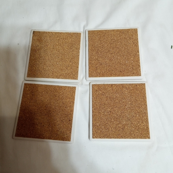 𝅺ROOSTER tile square coasters 3.75" x 3.75" - Picture 6 of 6